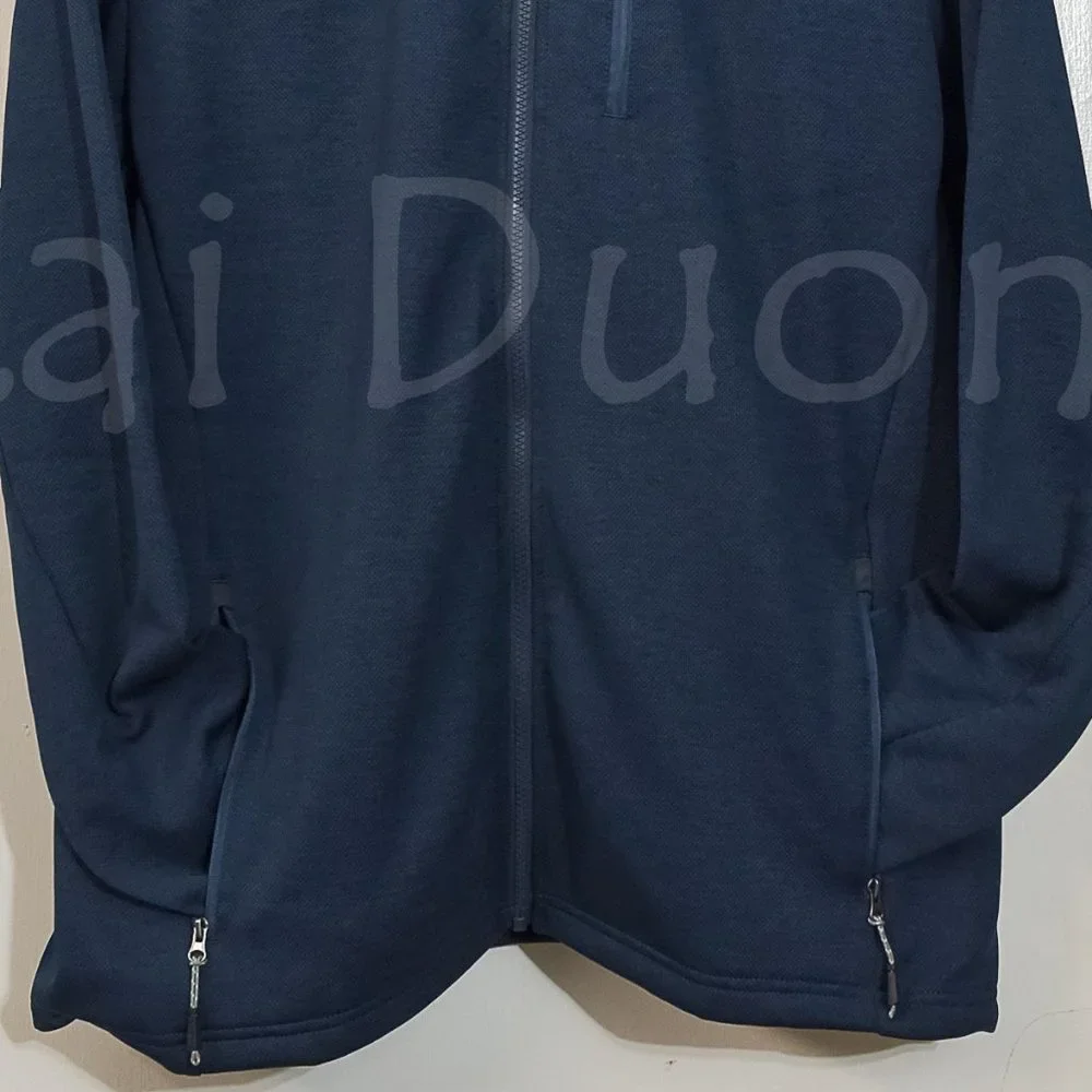 Orvis men bonded mesh full-zip Jacket BLUE - Picture 5 of 12